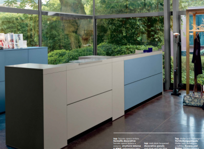Mobilier de bureau Table d'accueil Mobilier de comptoir Table d'accueil Table Kanlzie Pratique de bureau